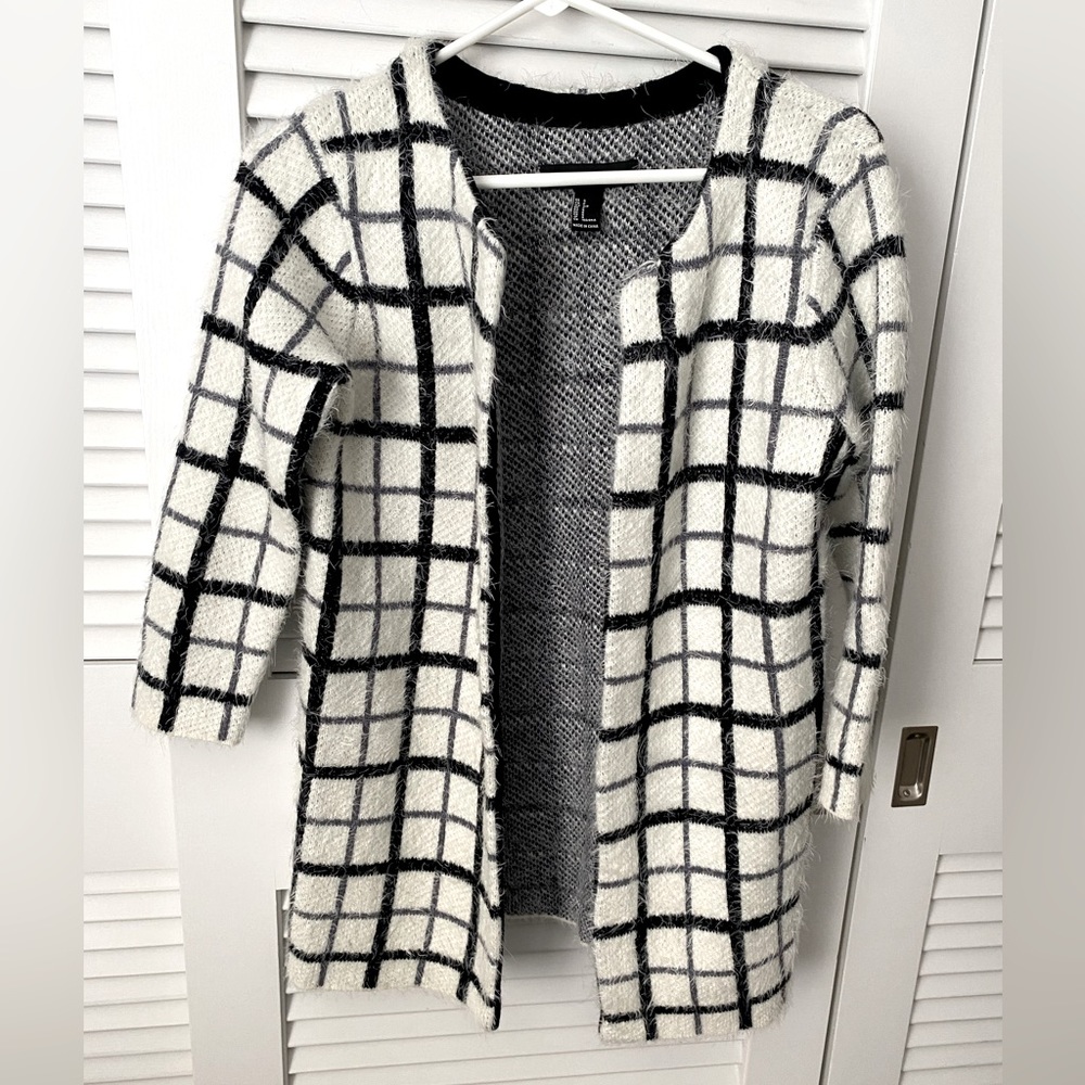 Plaid Cardigan